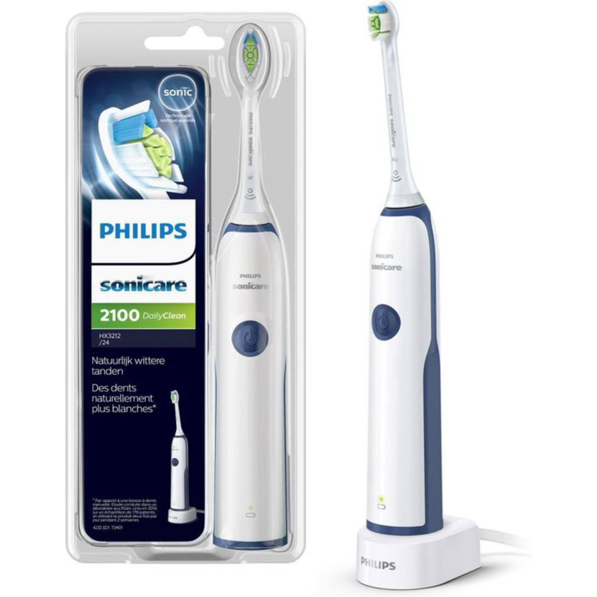 slikken Formulering verkrachting Philips HX3212/24 Sonicare CleanCare Sonische, elektrische tandenborstel, 1  poetsstand, 1 opzetborstel - GotDeal
